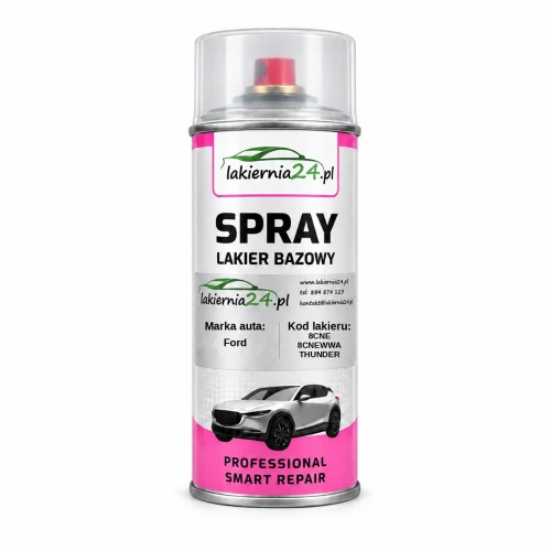 Lakier samochodowy Ford 8CNE 8CNEWWA THUNDER GREY baza w sprayu 400 ml