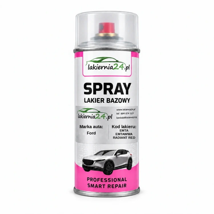 Lakier samochodowy Ford EMTA EMTAWWA RADIANT RED baza w sprayu 400 ml