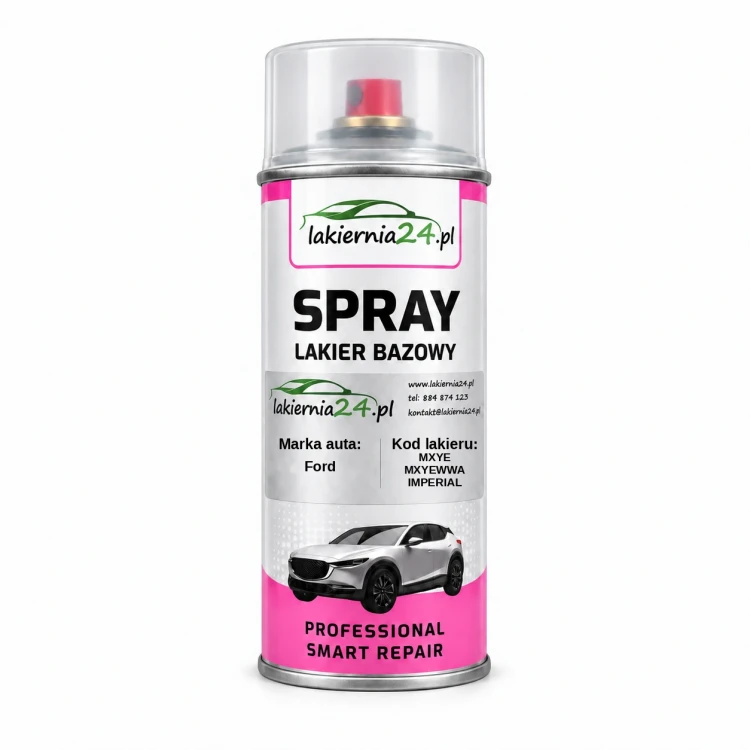 Lakier samochodowy Ford MXYE MXYEWWA IMPERIAL BLUE baza w sprayu 400 ml