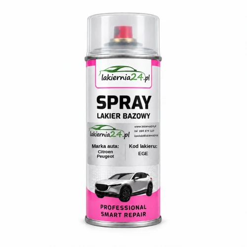 Lakier samochodowy Citroen Peugeot EGE baza w sprayu 400 ml