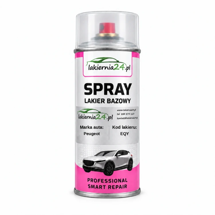 Lakier samochodowy Peugeot EQY baza w sprayu 400 ml