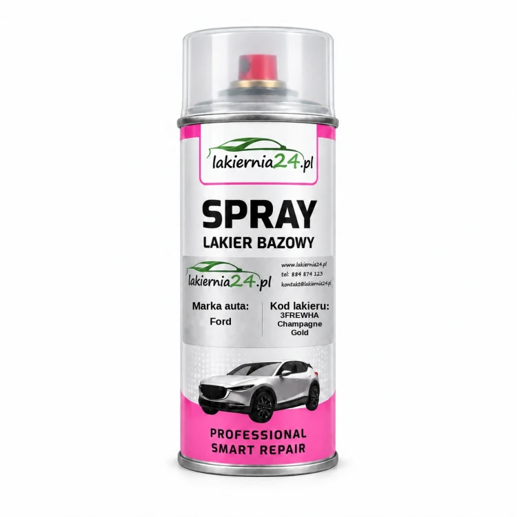Lakier samochodowy Ford 3FREWHA Champagne Gold baza w sprayu 400 ml