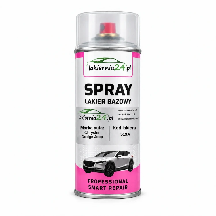 Lakier samochodowy Chrysler Dodge Jeep 519A baza w sprayu 400 ml