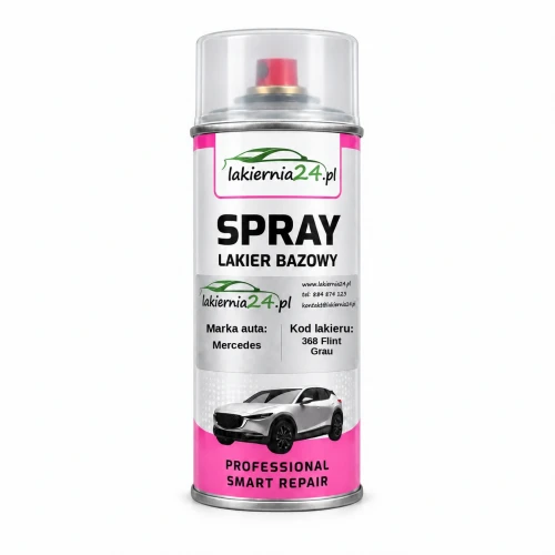 Lakier samochodowy Mercedes 368 Flint Grau baza w sprayu 400 ml