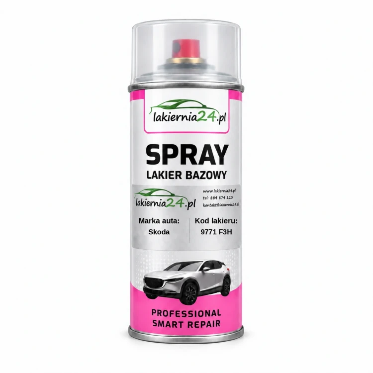 Lakier samochodowy Skoda 9771 F3H baza w sprayu 400 ml