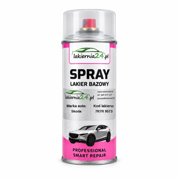 Lakier samochodowy Skoda 7R7R 9573 baza w sprayu 400 ml