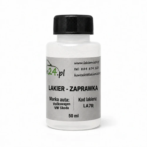 Lakier samochodowy Volkswagen VW Skoda LA7R baza zaprawka 50 ml z pędzelkiem