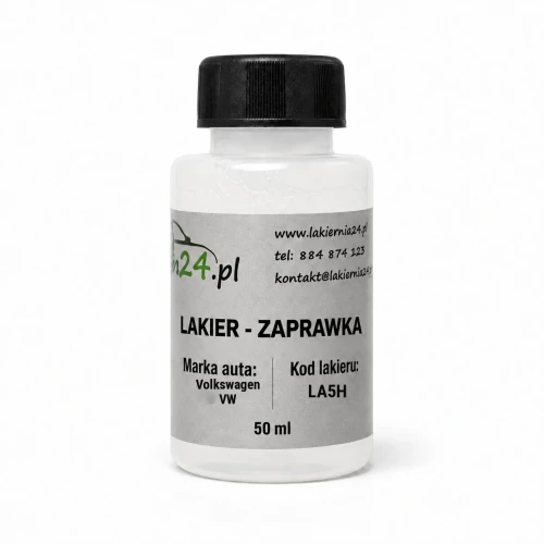 Lakier samochodowy Volkswagen VW LA5H baza zaprawka 50 ml z pędzelkiem