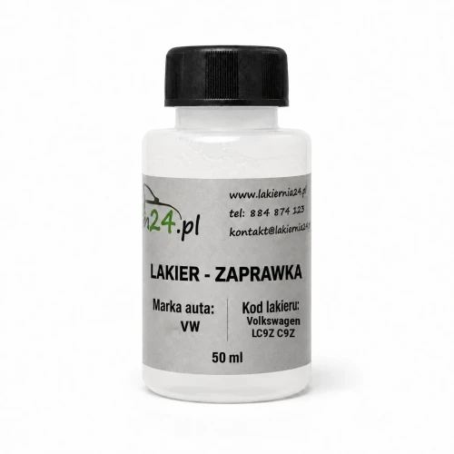 Lakier samochodowy VW Volkswagen LC9Z C9Z baza zaprawka 50 ml z pędzelkiem