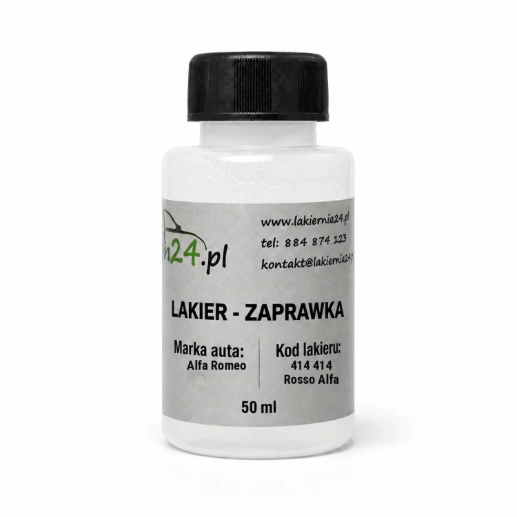 Lakier samochodowy Alfa Romeo 414 414 Rosso Alfa baza zaprawka 50 ml z pędzelkiem
