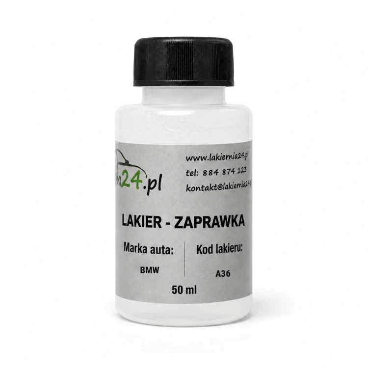 Lakier samochodowy BMW A36 baza zaprawka 50 ml z pędzelkiem