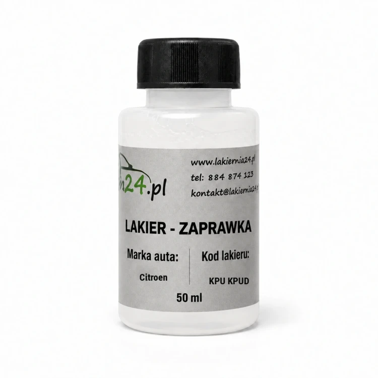 Lakier samochodowy Citroen KPU KPUD baza zaprawka 50 ml z pędzelkiem