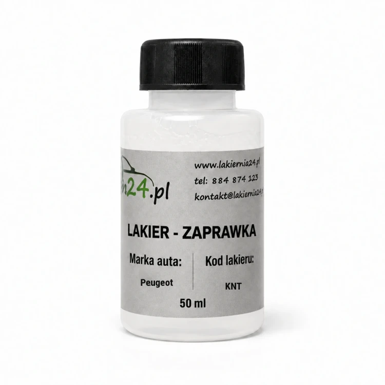 Lakier samochodowy Peugeot KNT baza zaprawka 50 ml z pędzelkiem