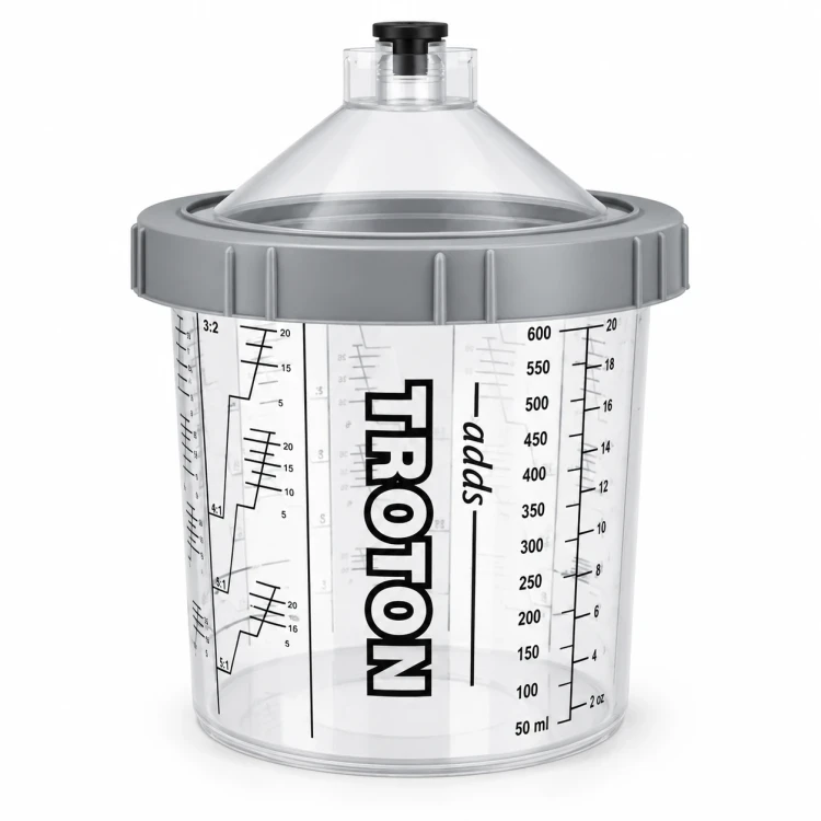 TROTON TMPS kubek natryskowy 600 ml z filtrem 190 µm