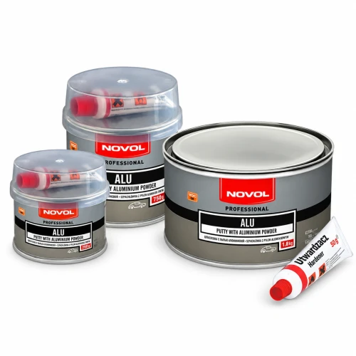 NOVOL szpachlówka z pyłem aluminiowym ALU 0,25 kg