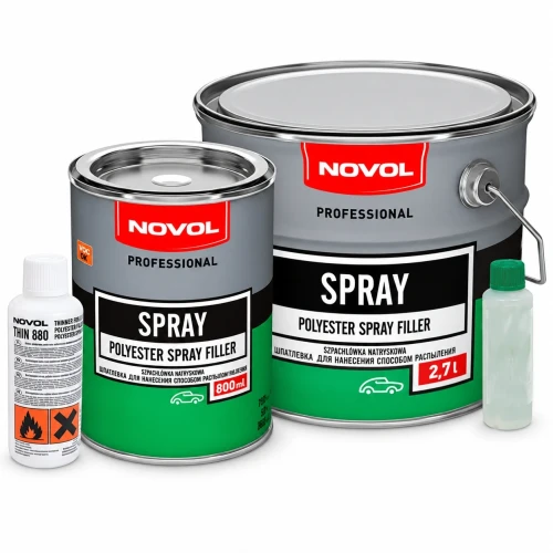 NOVOL szpachlówka natryskowa Spray Filler 1,2 kg