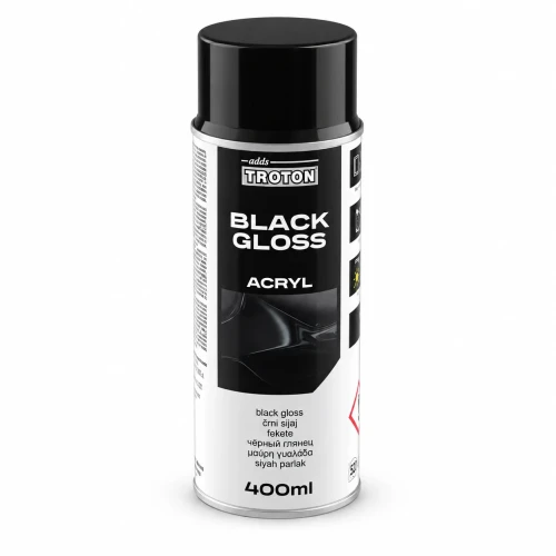 Troton Black Gloss Acryl 400 ml czarny połysk spray