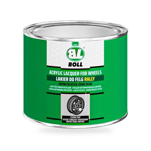 BOLL lakier do felg Rally czarny mat 0,5l