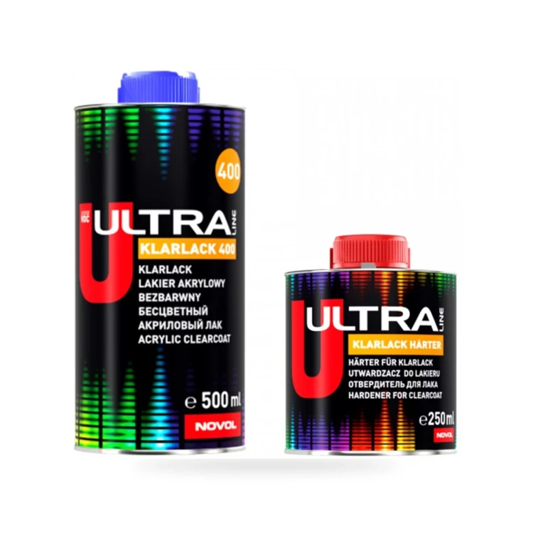 NOVOL Ultra Line Klarlack 400 500 ml z utwardzaczem 250 ml