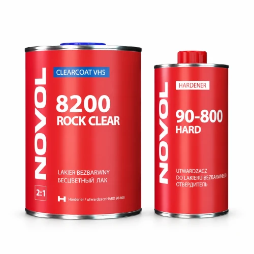 Novol 8200 Rock Clear z utwardzaczem 90-800 lakier bezbarwny zestaw