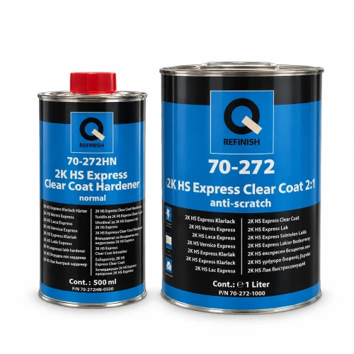 Q Refinish 70-272 lakier bezbarwny 2K HS Express 2:1 z utwardzaczem 70-272HN zestaw