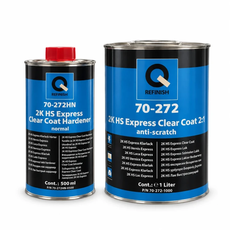 Q Refinish 70-272 lakier bezbarwny 2K HS Express 2:1 z utwardzaczem 70-272HN zestaw