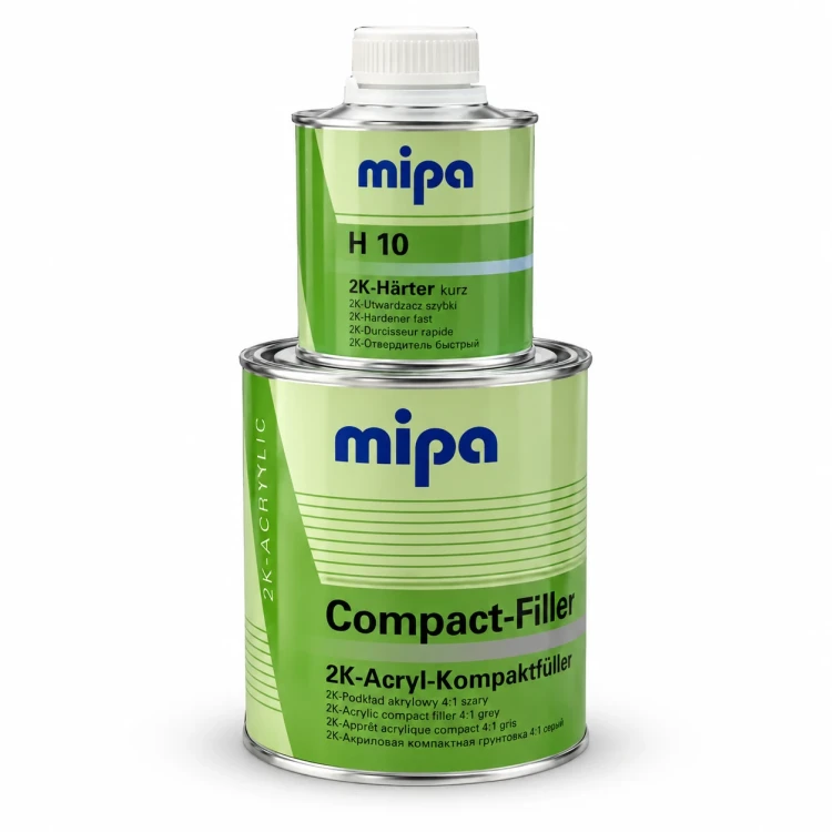 Mipa Compact Filler 4:1 szary podkład akrylowy z utwardzaczem H10