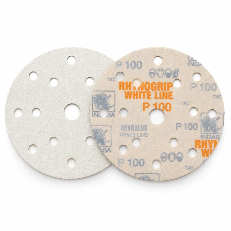 INDASA Rhynogrip White Line P100 krążek ścierny 150 mm