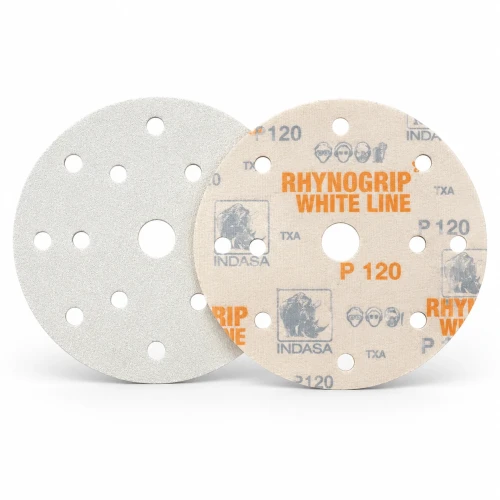 INDASA Rhynogrip White Line P120 krążek ścierny 150 mm