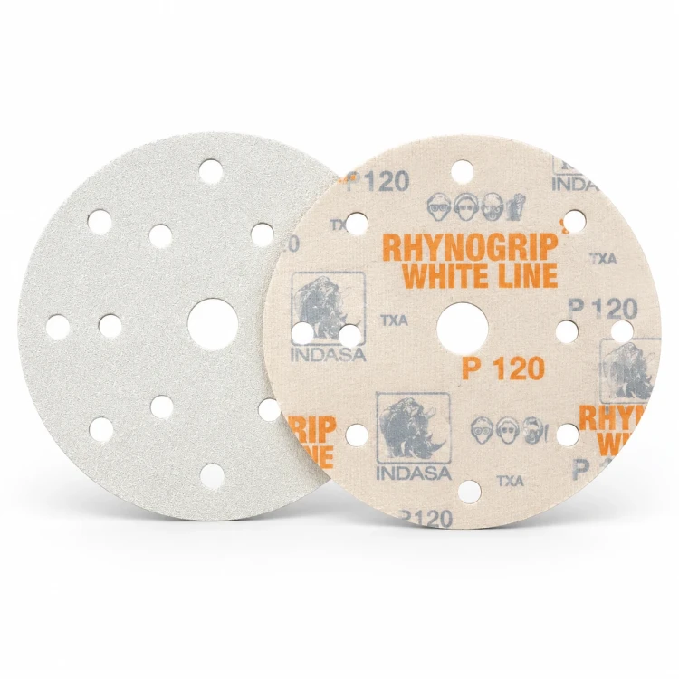 INDASA Rhynogrip White Line P120 krążek ścierny 150 mm