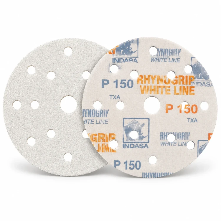 INDASA Rhynogrip White Line P150 krążek ścierny 150 mm