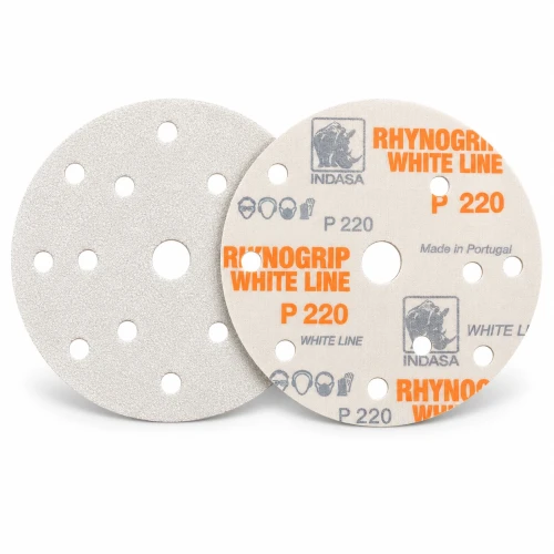 INDASA Rhynogrip White Line P220 krążek ścierny 150 mm
