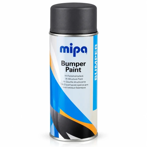 Mipa Bumper Paint czarny lakier strukturalny do zderzaków samochodowych w sprayu 400 ml