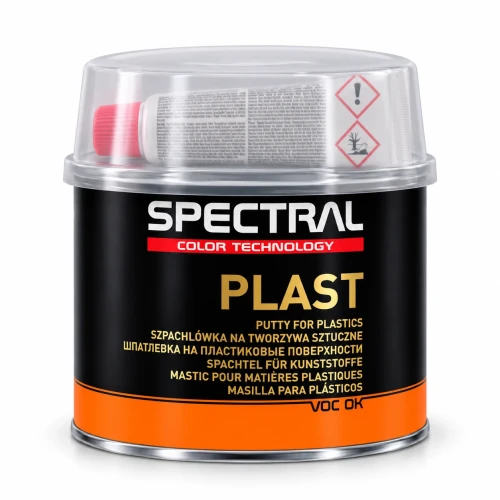 NOVOL Spectral PLAST szpachlówka do tworzyw sztucznych i plastiku 0,5 kg z utwardzaczem
