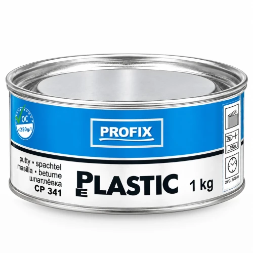 PROFIX CP 341 PLASTIC szpachlówka do plastiku i tworzyw sztucznych 1 kg do napraw elementów samochodowych