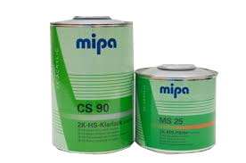 Mipa CS90 + MS25 – lakier bezbarwny 2K HS 1 L z utwardzaczem
