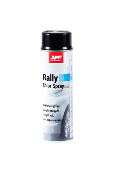 APP Rally Color Spray czarny połysk 500 m