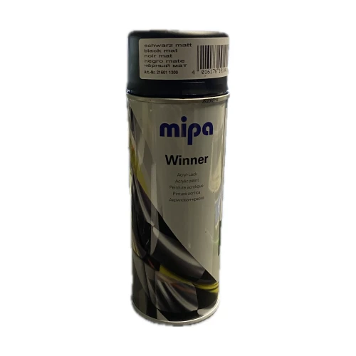 Mipa Winner lakier akrylowy czarny mat 400 ml