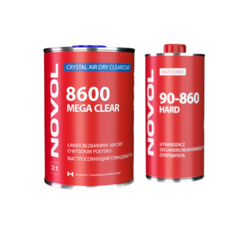 Lakier bezbarwny NOVOL MEGA CLEAR 8600 2K HS Air Dry