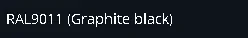Farba Poliuretanowa przemysłowa lakier 1l RAL 9011