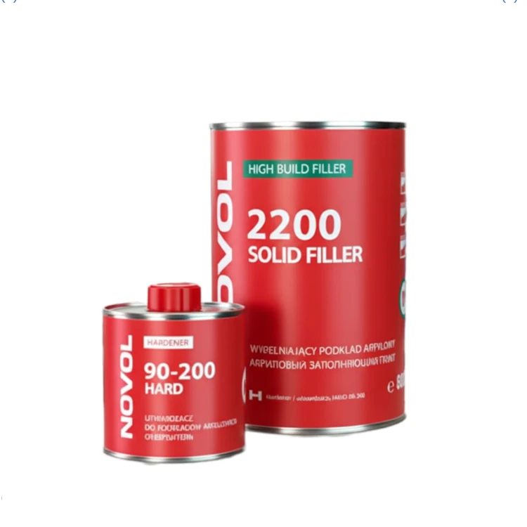 Novol Solid Filler 2200 czarny podkład akrylowy 2K 0,8 l z utwardzaczem