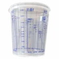 Kubki lakiernicze Mipa 2300 ml z podziałką do mieszania lakieru