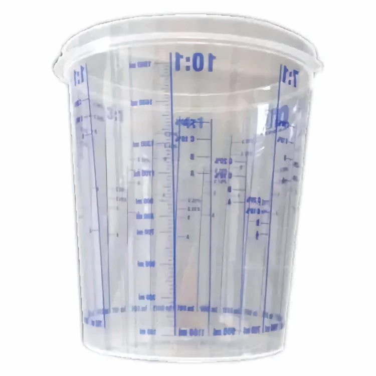 Kubki lakiernicze Mipa 2300 ml z podziałką do mieszania lakieru