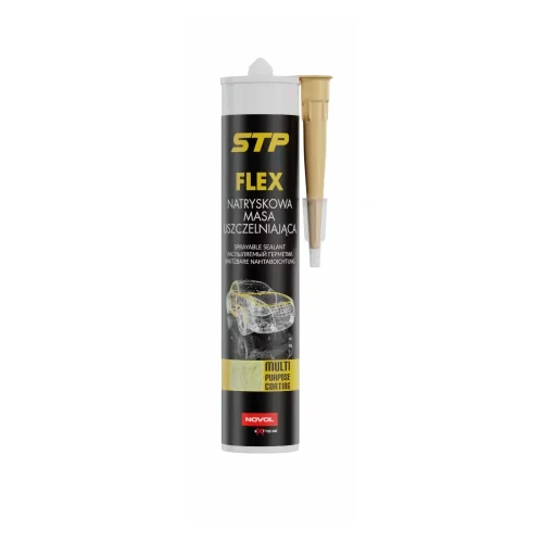 Beżowa masa uszczelniająca STP FLEX do natryskowego uszczelniania spoin