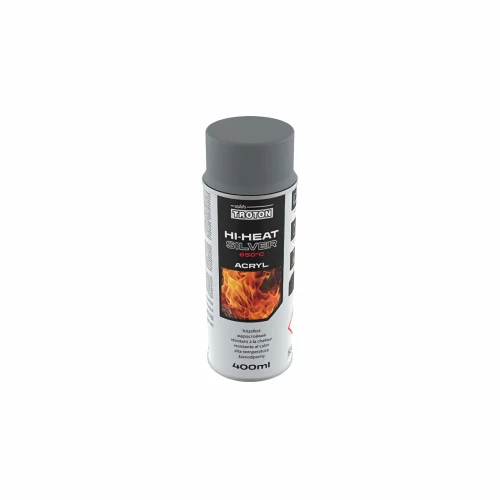 Srebrny lakier żaroodporny TROTON HI-HEAT spray 400 ml