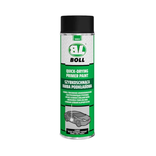 BOLL szybkoschnąca farba podkładowa czarna w sprayu 500 ml