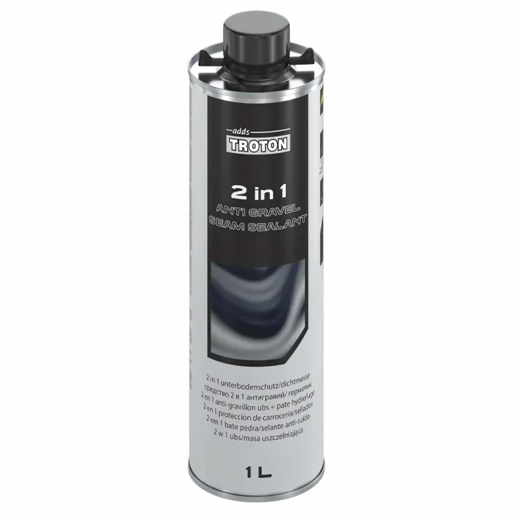 TROTON 2in1 Anti-Gravel Seam Sealant czarna masa ochronna 1 l