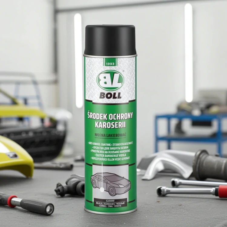Czarny spray ochronny BOLL do karoserii