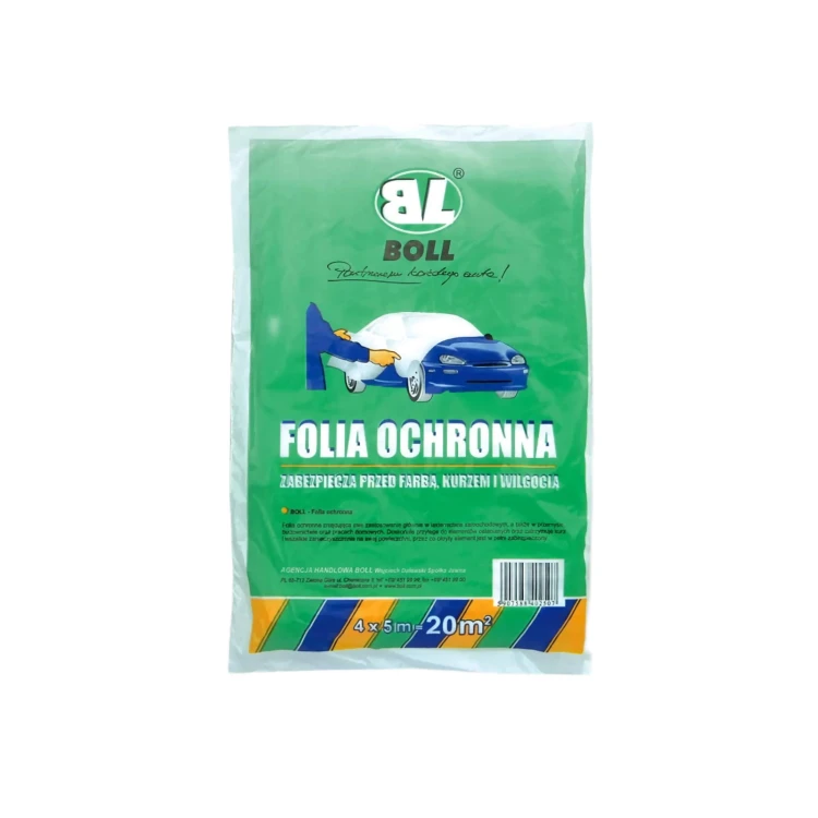 BOLL folia ochronna 4×5 m – kartonowe opakowanie zbiorcze 50 sztuk