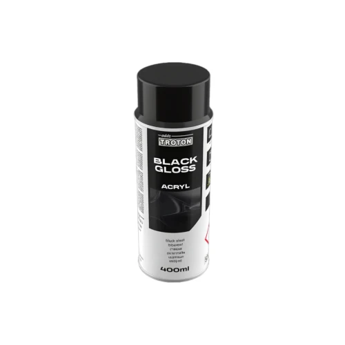 Lakier akrylowy Troton czarny połysk 400 ml